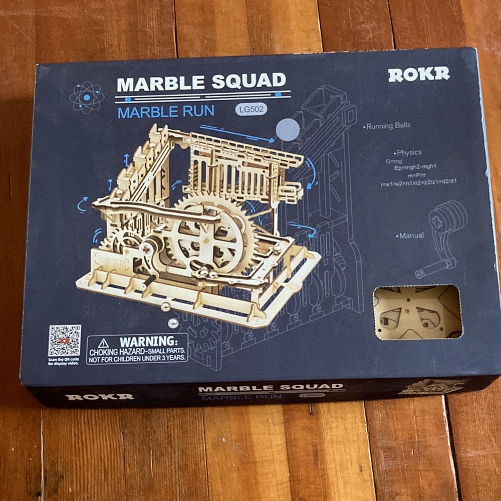 Wooden Marble Run by ROKR